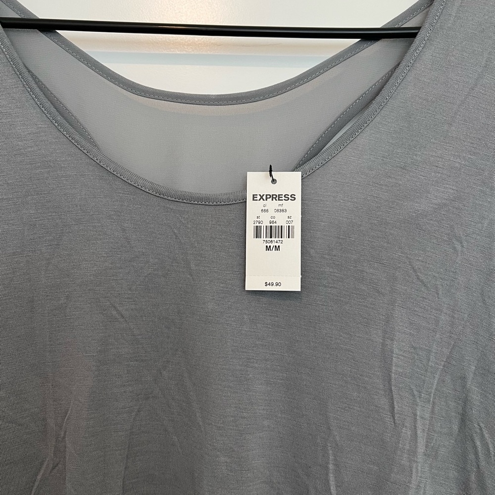 Gray thin Express top - Picture 2 of 3